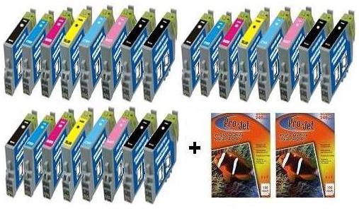 24x Epson Compatible Ink Multipack Cartridges T0341 - T0348 SELECT YOUR OWN COLOURS - Free UK Delivery
